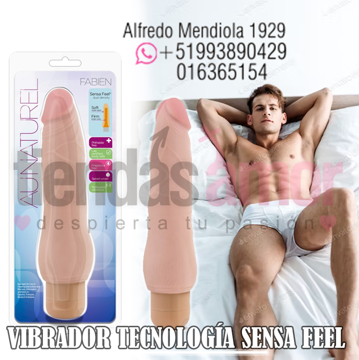 VIBRADOR PIEL SUPER REAL SUAVE AU NATUREL FABIEN 993890429